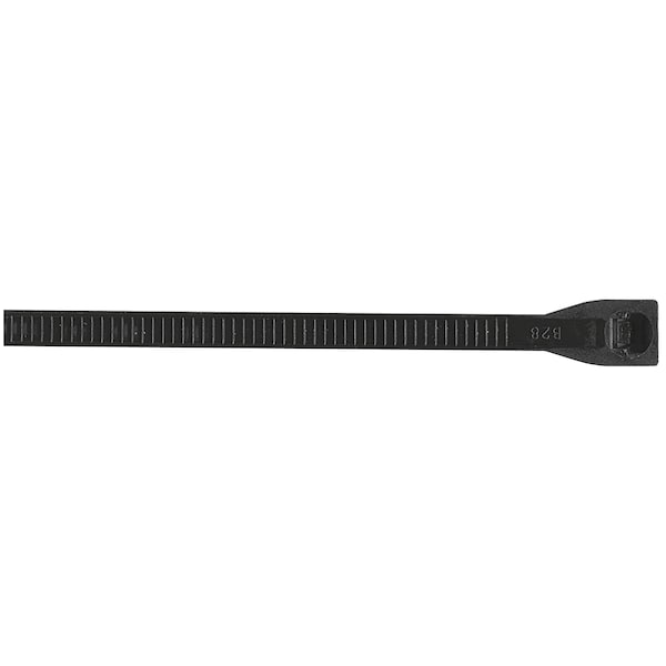 Seachoice Standard Cable Ties, UV Black, 1000 Pack 14121 | Zoro